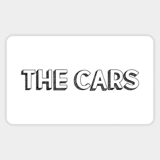 The Cars  <//> Typography Design Magnet